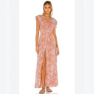 Maaji Snake Bite Abstract Maxi Dress Size M